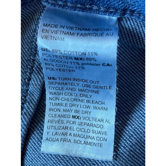 Chico’s Crop Jeans High Rise Medium Wash Blue Size 8 - Picture 5 of 9